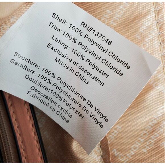 French Connection Mellow Peach Olympia Bucket Shoulder Bag - Picture 7 of 8